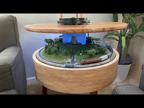 N Scale Micro Layout inside a Table(side table)