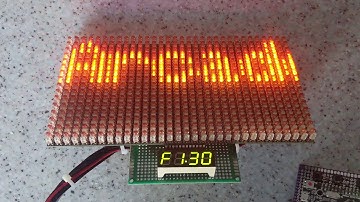 Arduino matrix clock with secondary MAX7219 7 segment display prototype