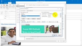 add signature in email in outlook 2016 hindi