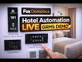 Hotel Automation System (GRMS) Demo | Smart Room Control for Hotels | Fox Domotics