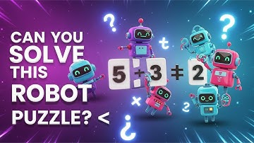 Can You Solve This Robot Puzzle? 🤖🧩 | Genius Math Riddle Challenge LIVE!