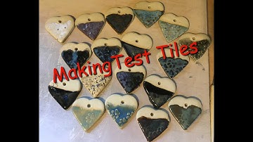TNL Pottery: A Potters Journey -- Test Tiles, Glaze Test Tiles, Testing Glaze
