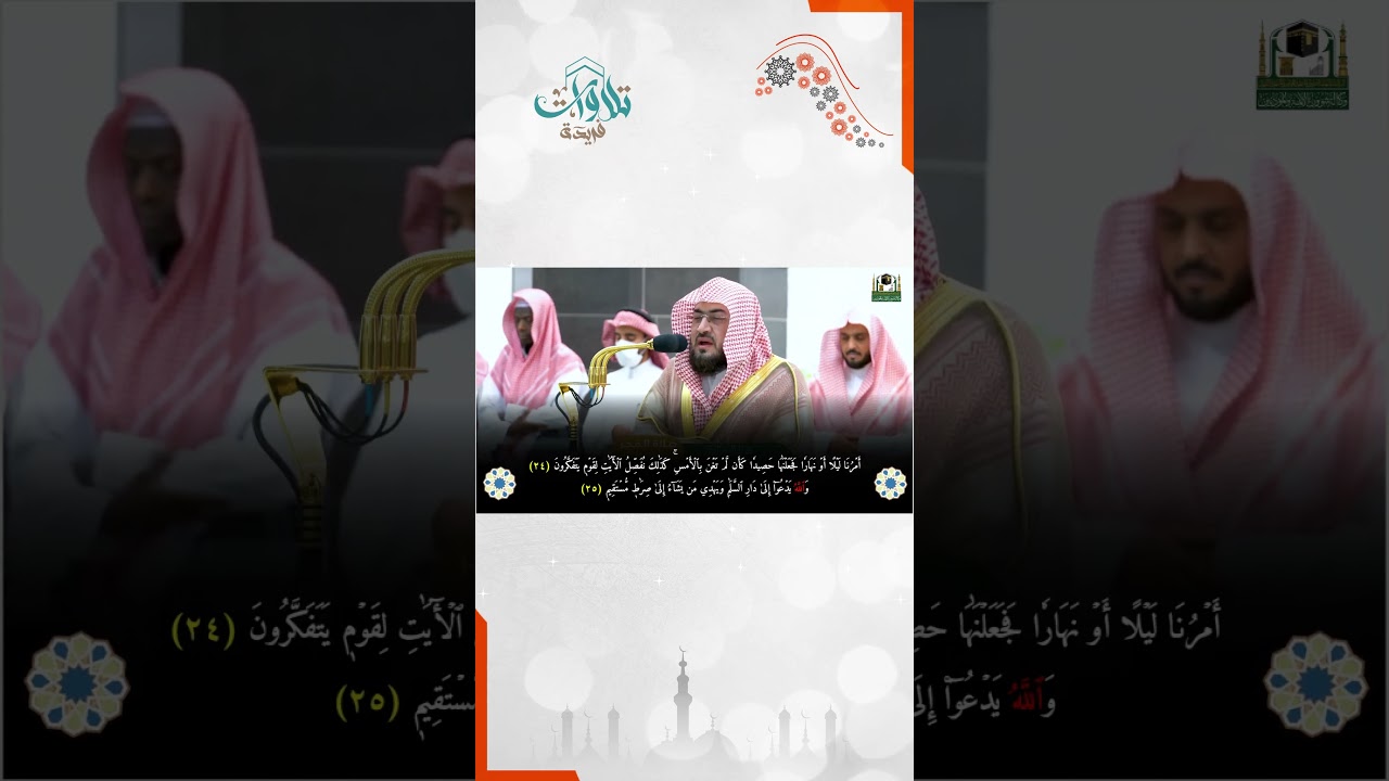 الشيخ بندر بليلة "والله يدعوا الي دار السلام"