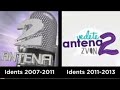 Antena 2 - Idents/grafică (2007-2011, 2011-2013)