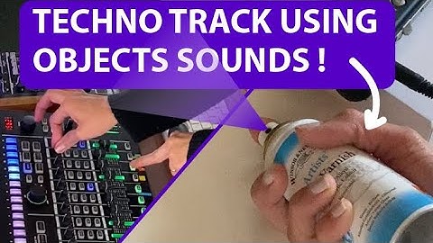 Producing a Techno Track With Random Objects Sounds! #sampling #logicprox