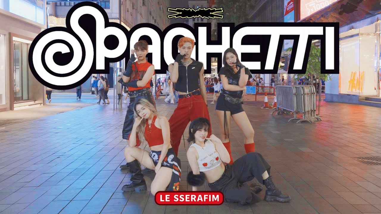 [ONE TAKE / KPOP IN PUBLIC] LE SSERAFIM (르세라핌) 'SPAGHETTI' Dance cover By A.R.U from Hong Kong