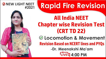 NEET 2021 All India Chapterwise Revision Test Series TD22 | Biology Rapid Fire Revision