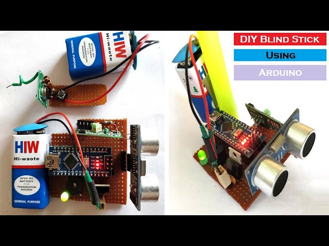 Smart Stick Using Arduino Uno  Full Project with Source Code