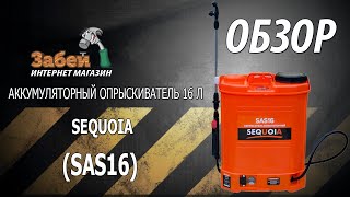 ОБЗОР Аккумуляторный опрыскиватель 16 л  SEQUOIA SAS16