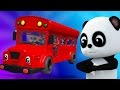 Bánh xe trên xe buýt | vần điệu trẻ | Bao Panda Songs | Nursery Rhymes | The Wheels On The Bus