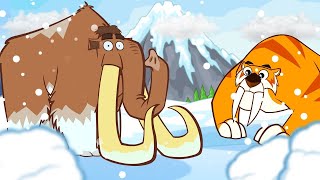 Im Dinosaur Smilodon The Ice Age Dinosaurs Cartoon For Kids