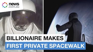 Billionaire, SpaceX employee conducts first private spacewalk