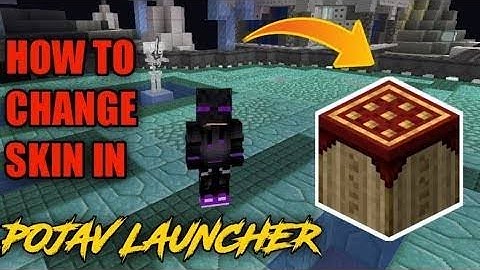 How to Change Skins in PoJavLauncher | 100 % Working any version