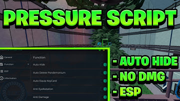 [NEW BEST] Pressure Script Pastebin - (ROBLOX) *Auto Hide & More* [Works On Mobile & PC]
