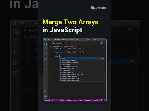 Merge 2 Arrays in JavaScript