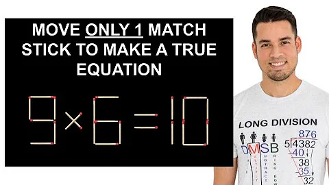 🧨 9 × 6 = 10?! Fix This Wild Equation with Just ONE Matchstick!