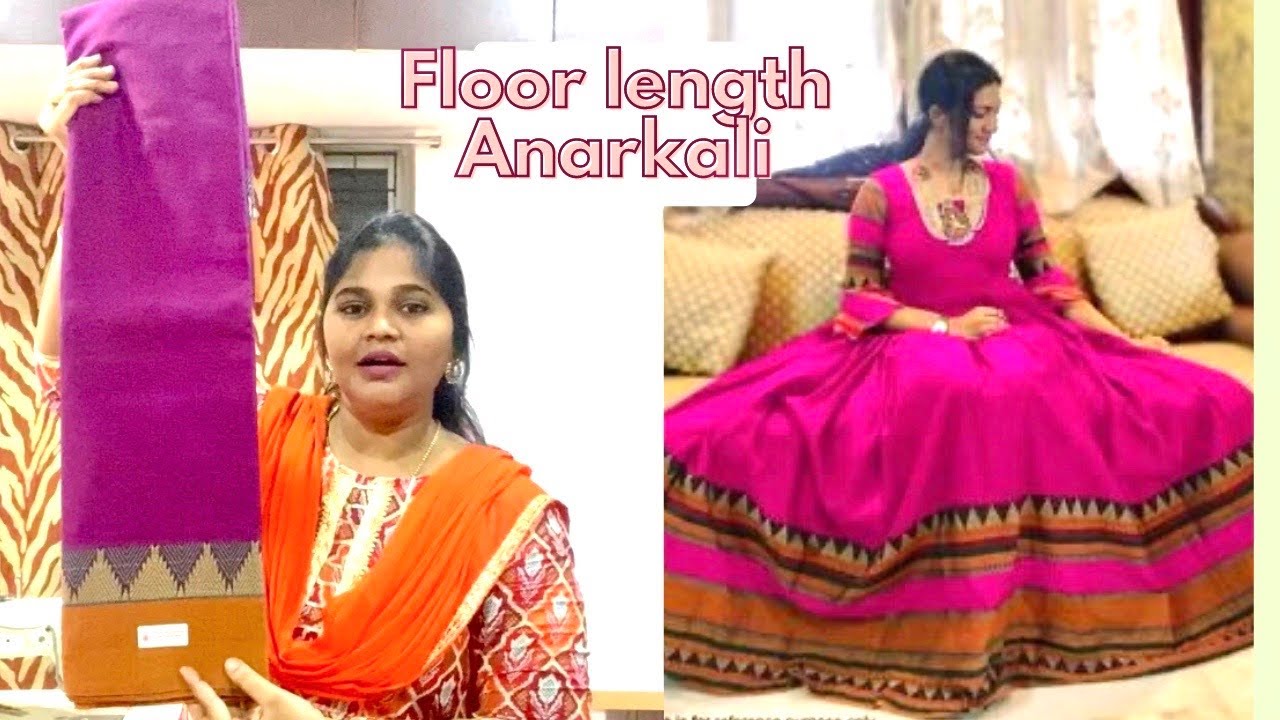 anarkali from saree