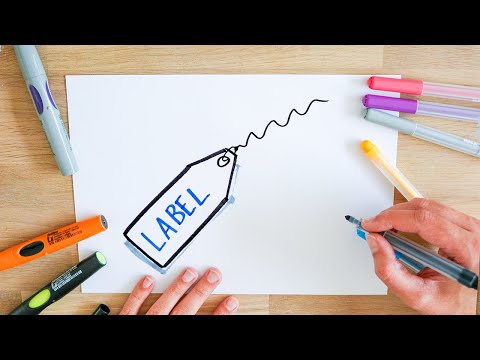 Video: Hoe Teken Je Een Label?