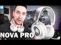 SteelSeries Arctis Nova Pro Review w/ Mic &  Noise Cancelling Demo