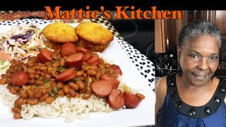 My Mother's Recipe: Franks and Beans | Old Fashion Pork N Beans | Mattie's Kitchen