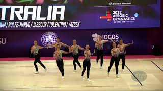 Australia Aus - 2022 Aerobic Worlds, Guimaraes Por - Aerobic Dance Qualifications