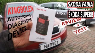 Ediag Automotive Diagnostic Device by KINGBOLEN Review and Test