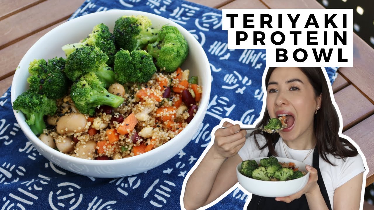 Teriyaki bento bowl  Nourish plant-based living