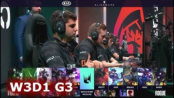 Fnatic vs Rogue | Week 3 Day 1 of S9 LEC Spring 2019 (ex-EULCS) | FNC vs RGE W3D1