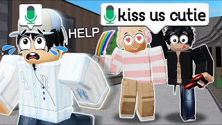 2 Guys Tried To DATE ME in MM2 Roblox VOICE CHAT screenshot 3