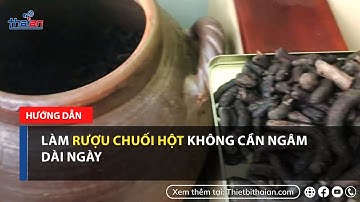 Rượu Chuối Hột Không Cần Ngâm Dài Ngày l Thiết Bị Thái An