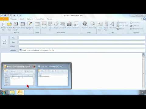 Microsoft Outlook 2010 Tutorial: Attach a File, Preview, Open and Save Attachments | K Alliance