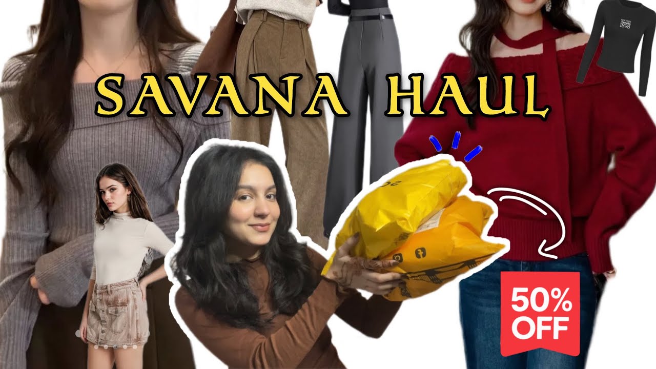 Savana Winter Wear Haul🧣❄️ upto 50% Off | Kanika Sharma 