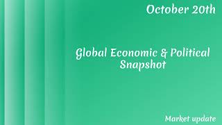 let’s catch up on the latest market updates for October 20th | Podcast version