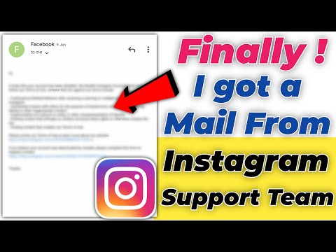 I got a mail from Instagram Support Team regarding my Disabled Instagram account.?Recover Instagram?