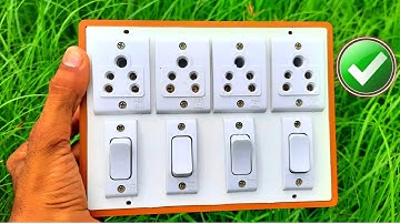 4 Switch 4 Socket Connection | 4 स्विच 4 सोकेट का वायरिंग कैसे करें | How To Electric Board Wiring |
