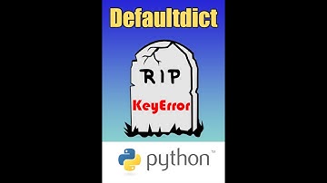 Python: How to Avoid KeyError with defaultdict