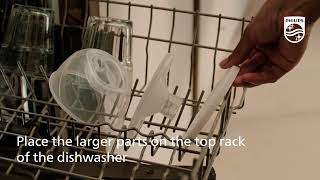How to clean and disinfect | Philips Avent Hands-free Electric Breast Pump | SCF531/11