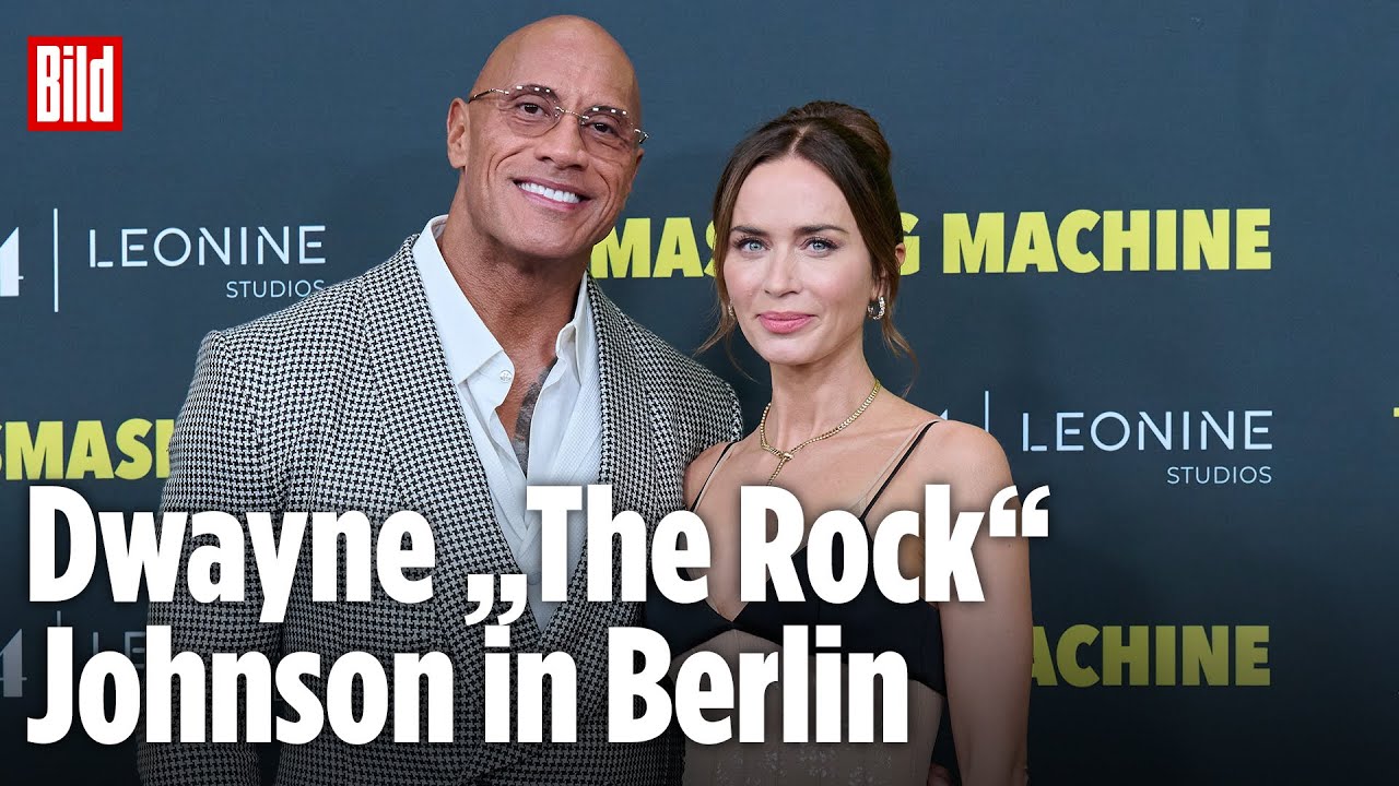 🔴 Deutschland-Premiere "The Smashing Machine" | BILD LIVE mit The Rock