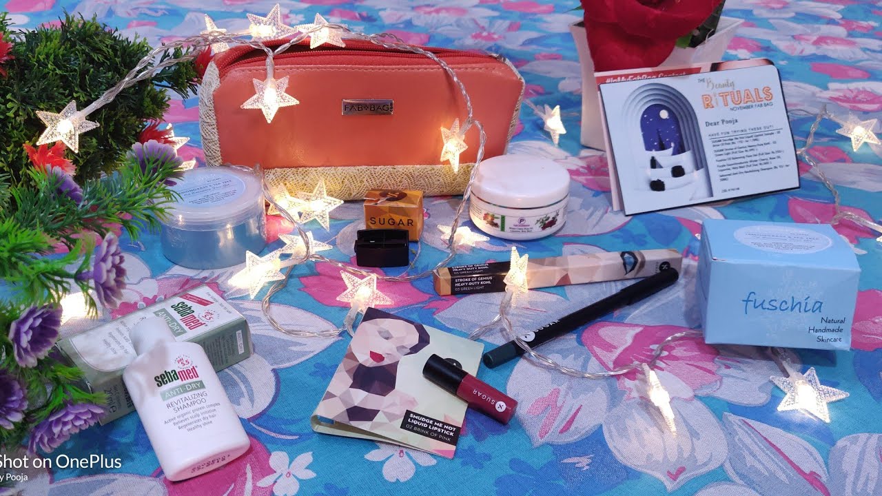 November fab bag 2018. | Small review of fab bag special Diwali edition. | Diwali edition fab bag