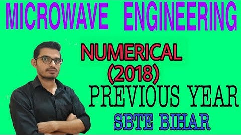 MICROWAVE ENGINEERING|NUMERICAL ||PREVIOUS YEAR(2018)|Q.No 9||6TH SEMESTER||RECTANGULAR WAVEGUIDE