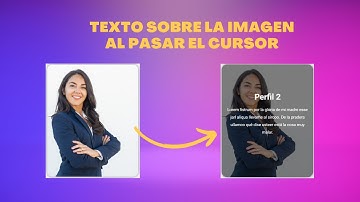 🔵 Texto sobre imagen al pasar el Mouse en Elementor ✅