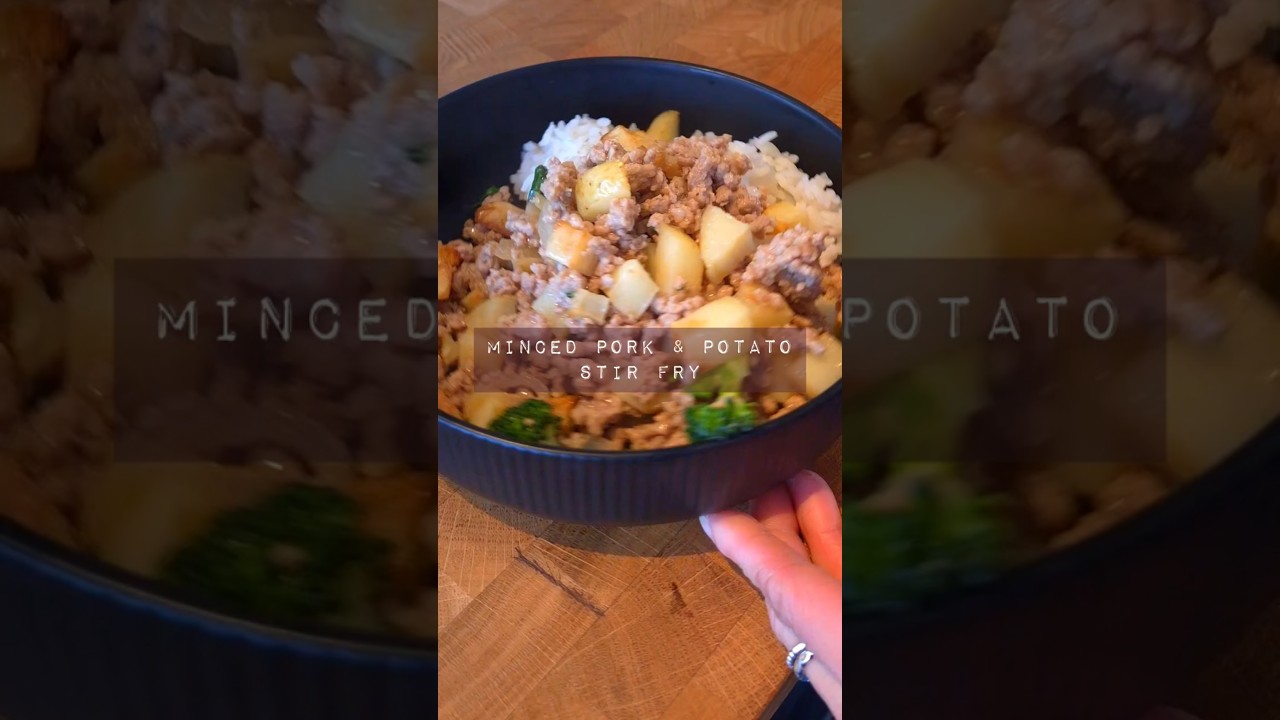 Minced Pork & Potato Stir Fry