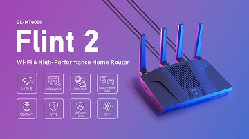 Flint 2 (GL-MT6000)  Intro- A High-Performance Wi-Fi 6 Home Router