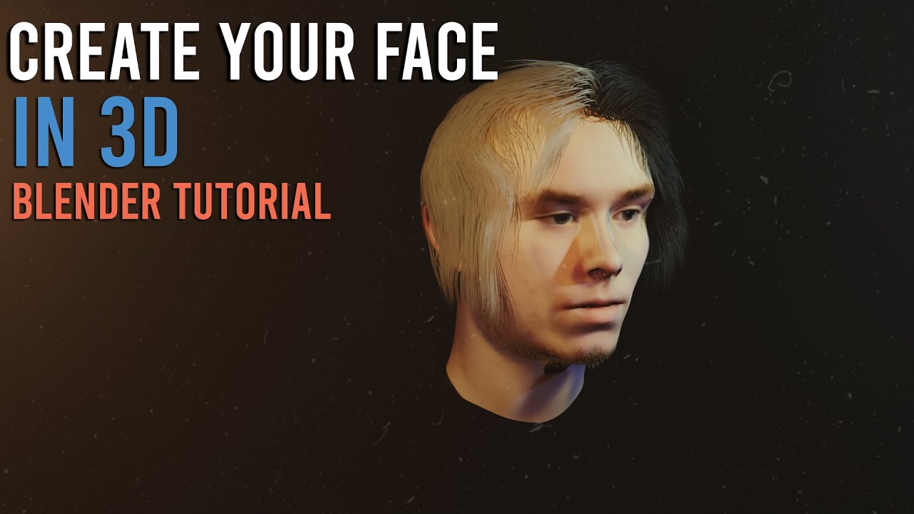 Bliv oppe Brug af en computer Til meditation How To Create Your Face in 3D - Blender 2.9 FaceBuilder Addon - YouTube