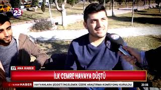 İlk Cemre Havaya Düştü