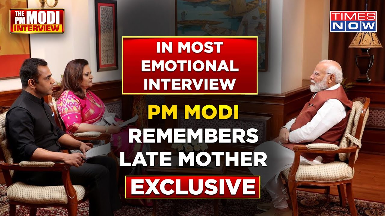 Modi's Most Emotional Interview| Teary Eyed PM Remembers Ma In Chat With Navika Kumar, Sushant Sinha