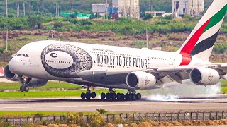 50 CLOSE UP Take offs and Landings | BANGKOK AIRPORT Plane Spotting | A380 B747 B777 A350 B767 A330