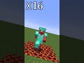 【マイクラ】マグマブロックのダメージに耐えれる時間#shorts
