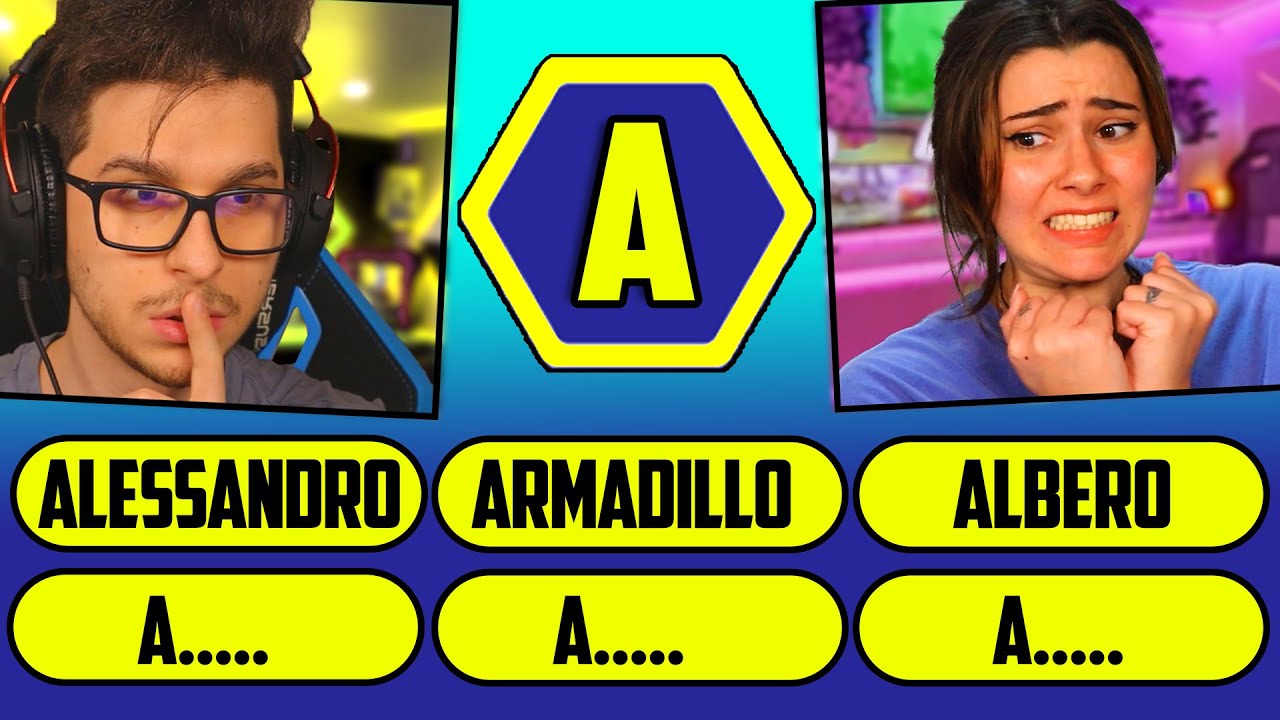 GIOCHIAMO A: NOMI, COSE E CITTÀ - STOPOTS