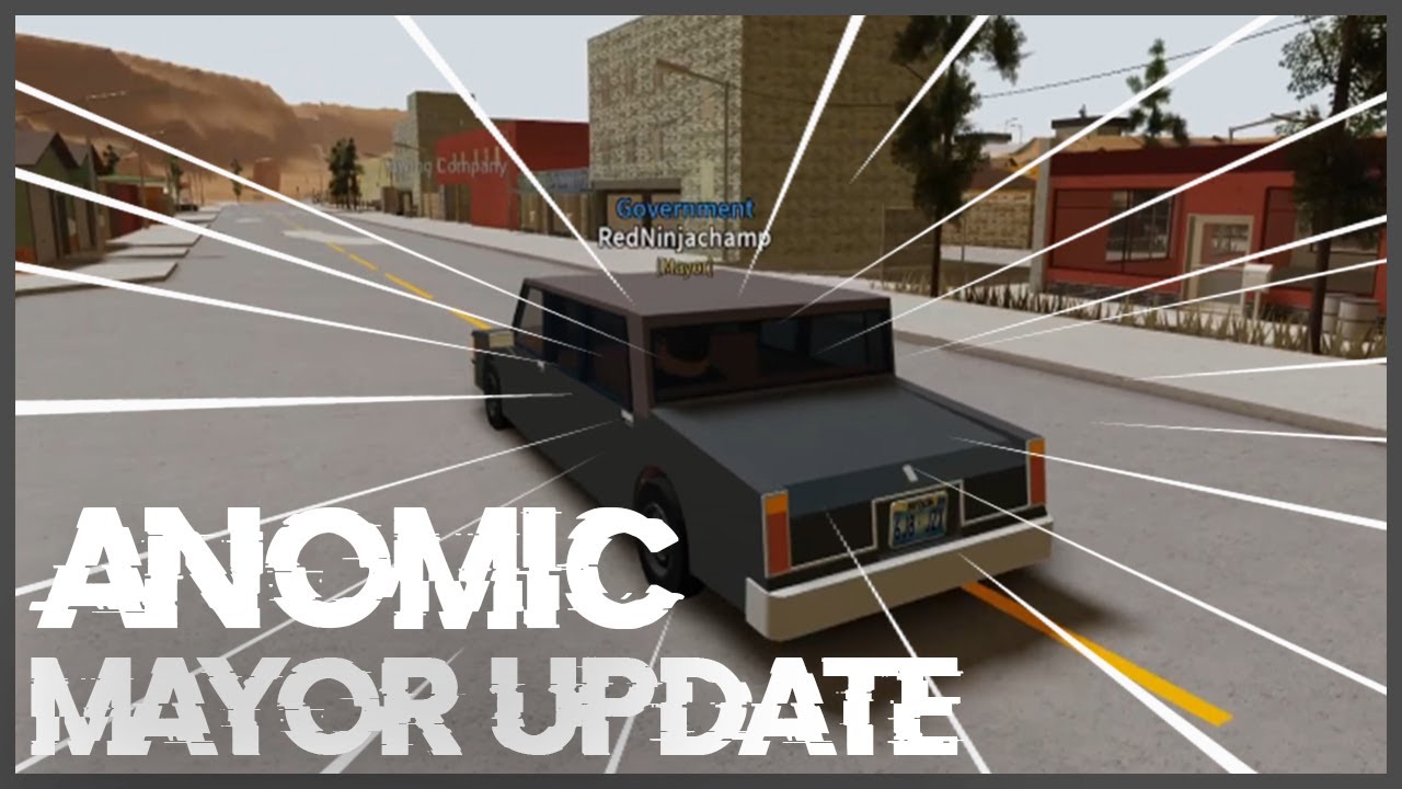 Anomic Roblox Mayor Update Control The City Youtube - roblox town mayor